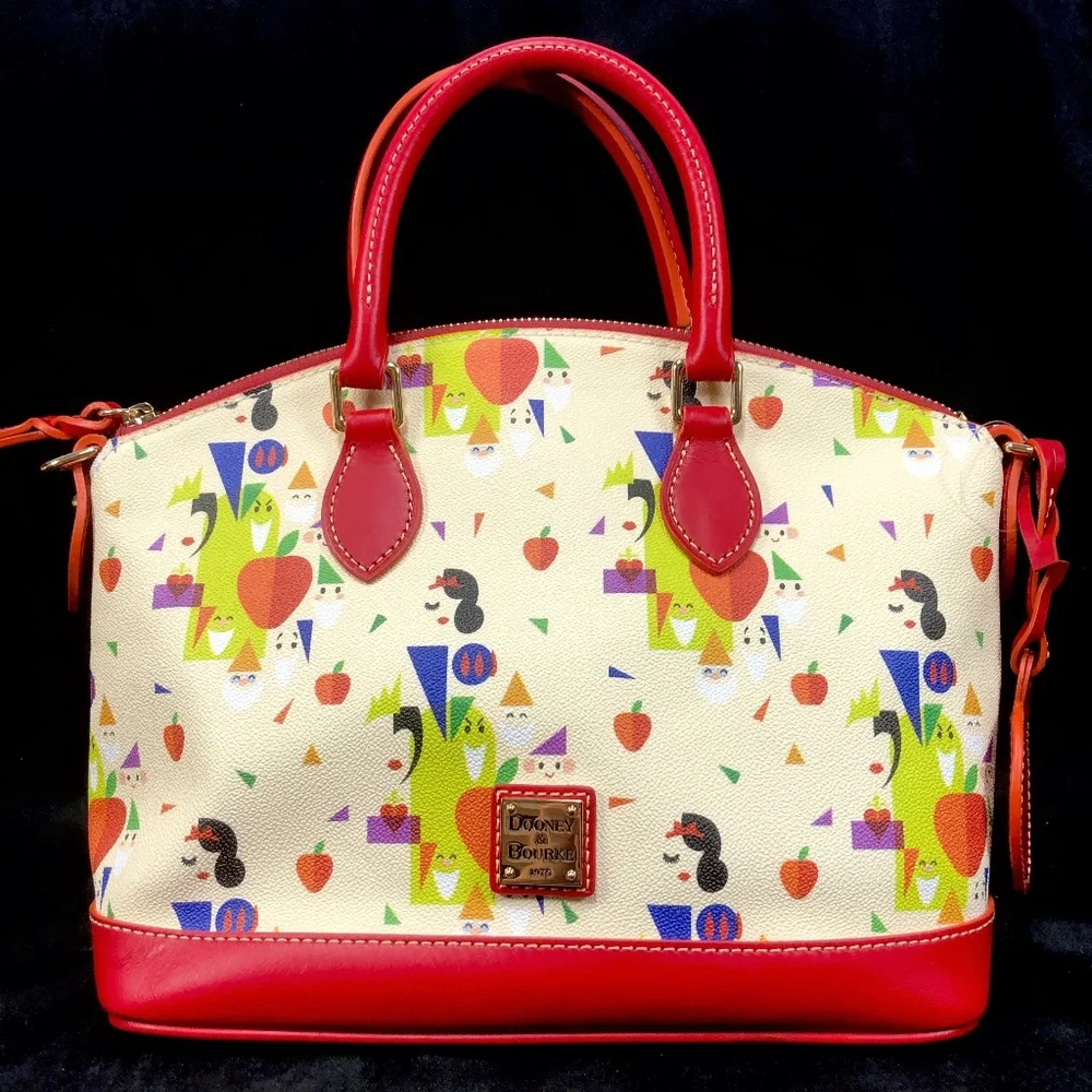Disney Dooney & Bourke Snow White & the Seven Dwarfs 85th Anniversary Satchel B - Picture 1 of 6